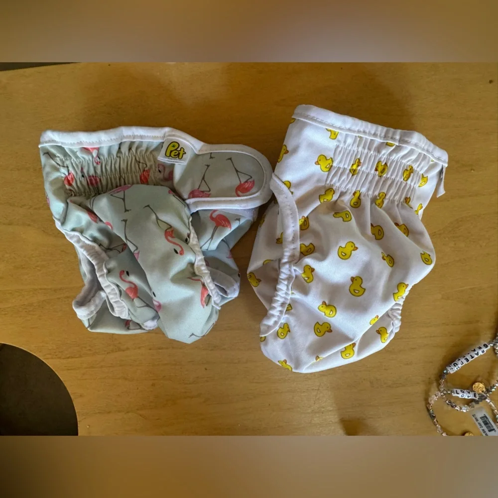 Two Pack Machine Washable Doggie Diapers